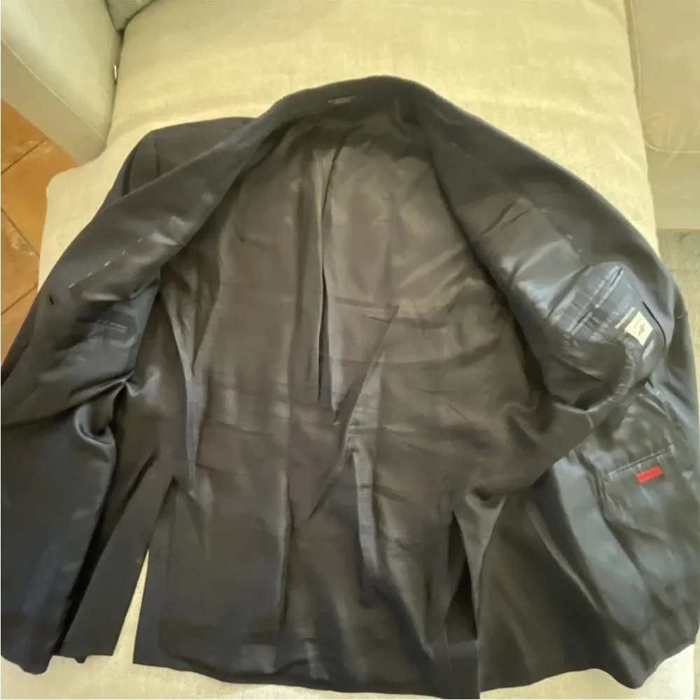 John Varvatos Slim Fit Wool Suit Jacket‎ in Dark Navy Size 46 R $448